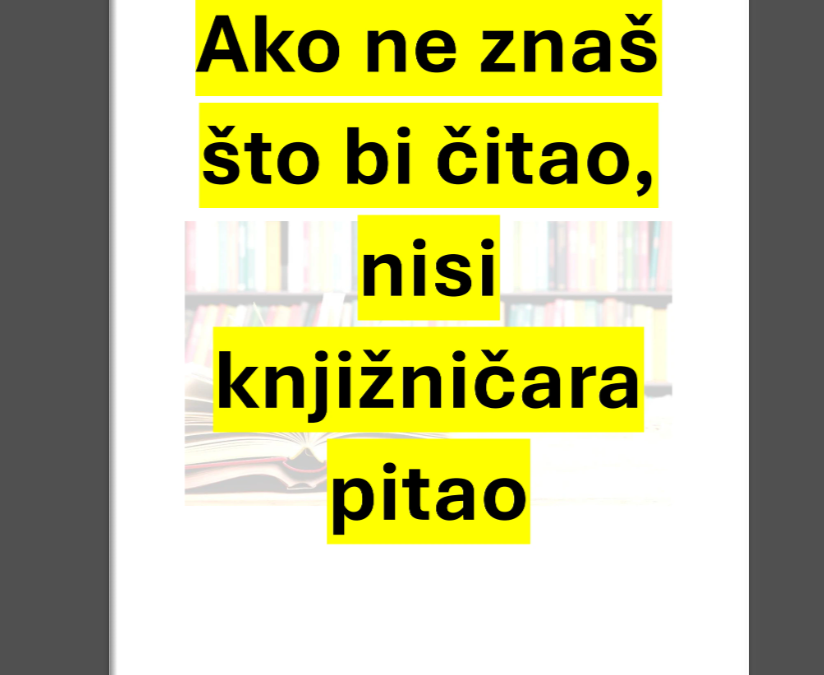 Mjesec hrvatske knjige 2025.