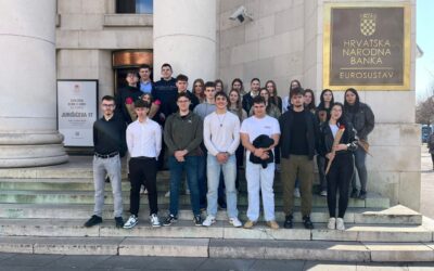 Izvanučionička nastava u Zagreb povodom Svjetskog i Europskog tjedna novca