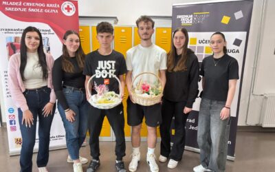 Suradnja s Gradskim društvom Crvenog križa Glina